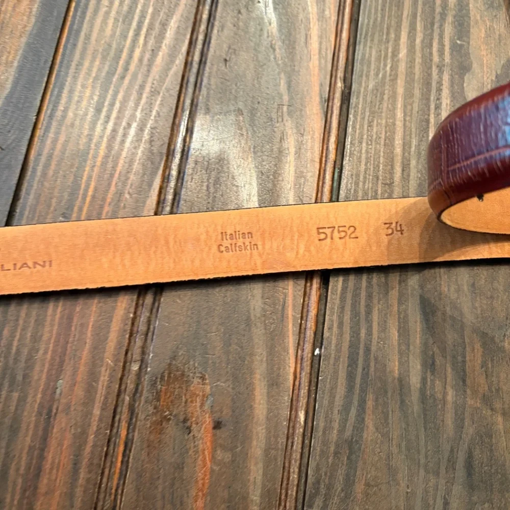 Remo Tulliani Italian Calfskin Belt 34